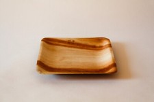 Palmblatt Teller eckig I