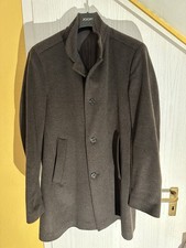 Joop! Herren Mantel Wollmix Gr. 54 (52-54) Maron Braun Elegant weich Neu