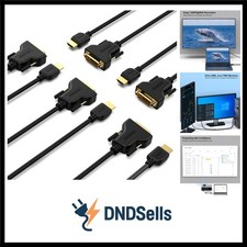 HDMI auf DVI Kabel 5 Stück, HDMI auf DVI 1.83 Meter Kabel mit 1080P High Spee...