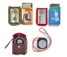 Original Bundeswehr Kompass Bezard + Taschen Höhenmesser Thommen + 2 Taschenofen