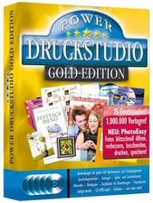 Das große Power Druckstudio Gold-Edition von rondomedia | Software | Zustand gut