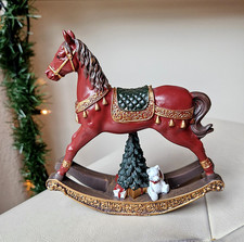 ❀ Schaukelpferd Rot Braun