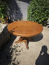 Massiver eiche esstisch rund - massiver,