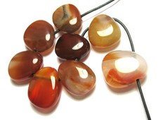 Trommelstein gebohrt Carneol (erhitzt) 500 g