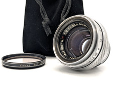 [Mint Nikon Nippon Kogaku Nikkor H.C HC 5cm 50mm F/2 S Halterung Linse Aus