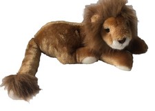 Stofftier Kuscheltier Löwe liegend Plüschtier