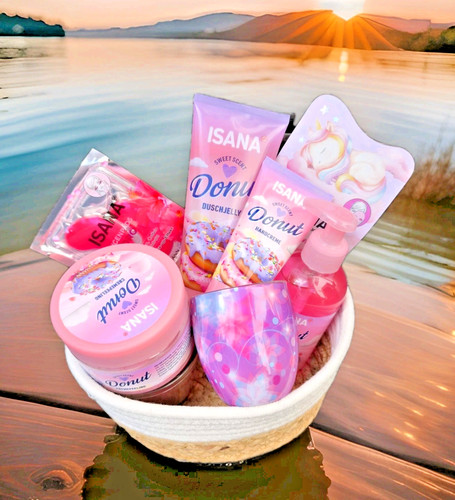Sweet donut geschenk korb - geschenk,
