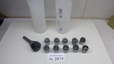 Schaublin Spannzangenfutter EX25 mit Morsekegel MK2 u. 10 Spannzangen ER25-#2075