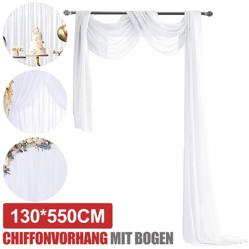 Elegante weiß voile - weiß,