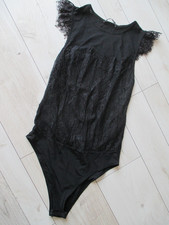 Spitzenbody, Bodytop, schwarz, Gr. M/38-40, ZARA - ungetragen