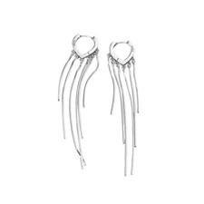 Ohrhänger Lange Kette echt