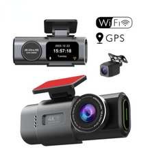 4K Dash Cam UHD Dual Lens Car