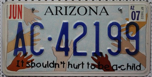 Arizona nummernschild usa - arizona,