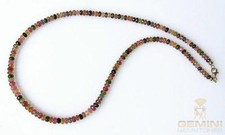 Turmalin Edelstein-Kette rosa
