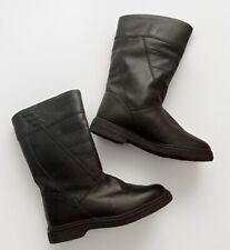 Damen Winterstiefel Leder Gr. 37 Schwarz | Warm Gefüttert | Hochwertig & Robust