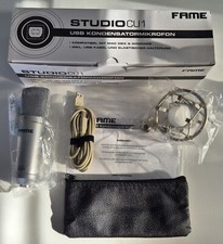 Fame Studio CU1, USB-Mikrofon (Kondensatormikrofon), silber, NEUWERTIG in OVP