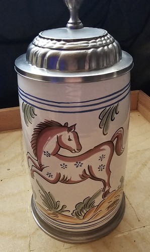 Fayencekrug bierkrug humpen - bierkrug,