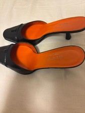 Seltene GUCCI Schwarze Leder