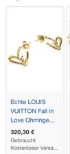 Ohrringe Aus Echtem Gold, Louis Vuitton
