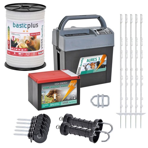 Pferdeset weidezaun set - pferdeset, 9v