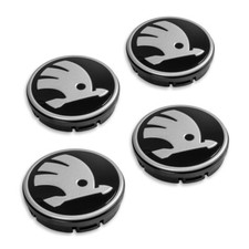 Original Skoda Radzierkappen Satz Felgendeckel Radnabenkappen Nabenkappen 