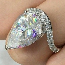 3.95Ct Tropfenschliff