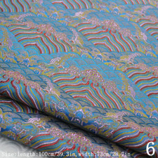 Neu 1M Brokat Jacquard Damast