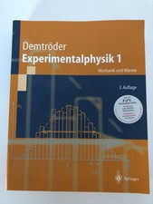 Demtröder Experimentalphysik 1 - Mechanik und Wärme - 3.Auflage - Springer