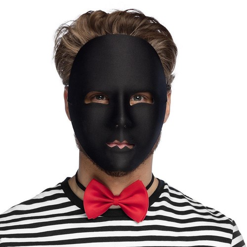 Maske schwarz pantomime - maske,