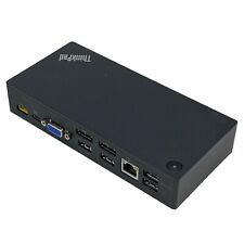 Lenovo Thinkpad USB-C Dock 40A9 mit USB3.0 Dockingstation ohne Netzteil