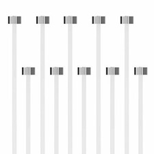 10x Perlonseil mit Eck Gleiter- Länge 1,50m für Galerieschiene Bilderschiene