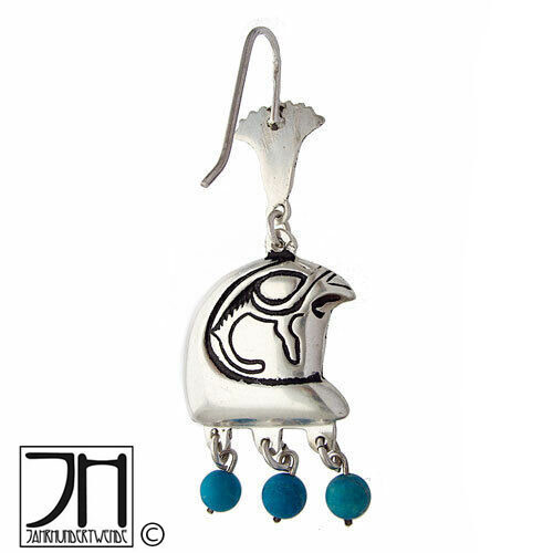 Einzelner horus silber ohrring - einzelner,