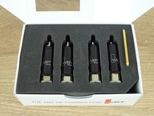 WBT 0110Ag Cinchstecker, Signalleiter aus Feinsilber, 2x rot und 2x schwarz