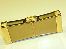 BERGMANN SQUEEZE AUTOMATIC PETROL LIGHTER -QUETSCHZÜNDER -SPECIAL ECHT VERGOLDET