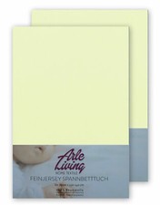 2er Pack hochwertige Kinder Baby Jersey Spannbettlaken in natur 60x120-70x140