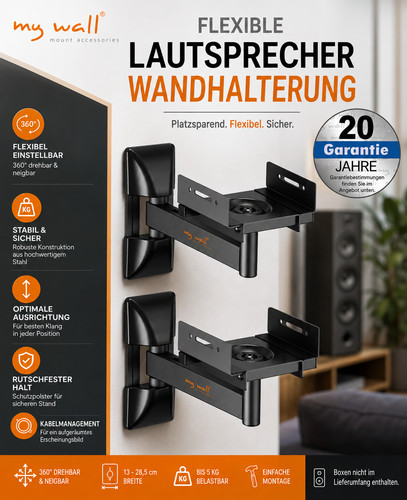Lautsprecher wandhalterung - lautsprecher,