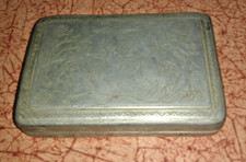 Alte Blech Dose Etui Tabak