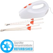 Elektromesser mit 2 Edelstahl-Doppelklingen (Versandrückläufer)