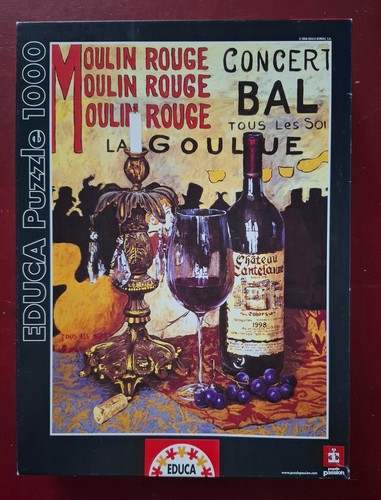 Puzzle moulin rouge - rouge, 1000