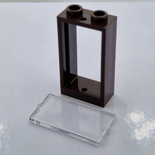 Lego 5x Fenster Scheibe 1x2x3