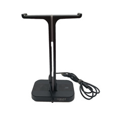 Havit RGB Gaming Headset Ständer Kopfhörerhalter 2x USB Desktop beleuchtet schwa