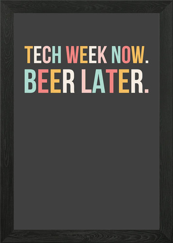 Tech week bier poster - tech,
