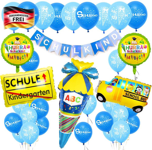 Einschulung deko set mädchen - set,