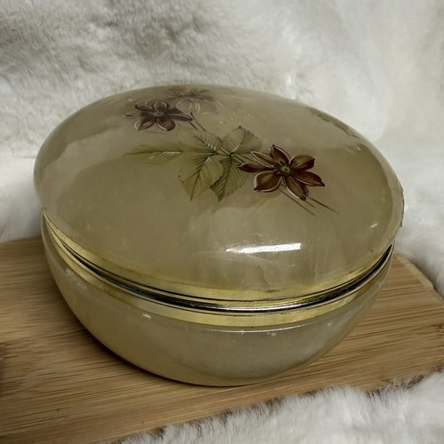 Vintage schmuckdose aus - vintage, stein