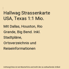 Hallwag Strassenkarte USA