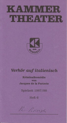 Programmheft verhör auf - programmheft,