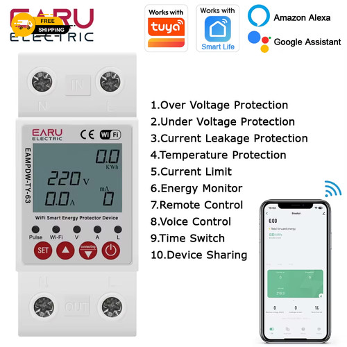 63a tuya wifi - 63a, smart
