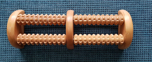 Fuß massage roller - fuß, holz