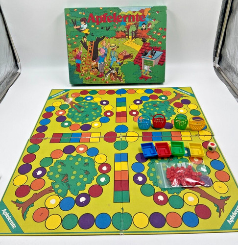 Apfelernte würfelspiel - apfelernte,