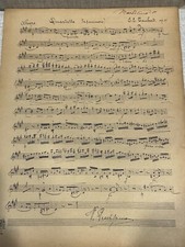 Antike Partitur Quartett